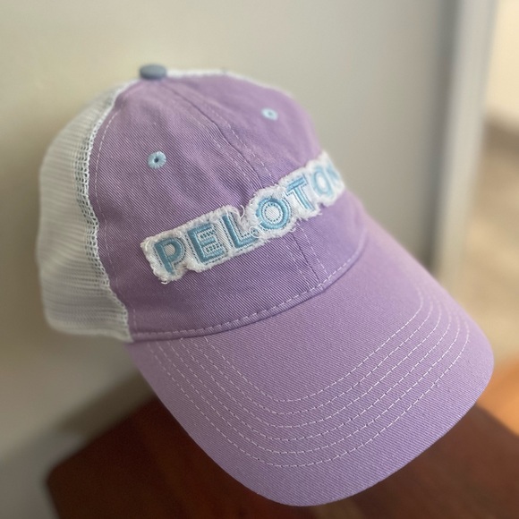PELOTON Trucker Hat Light Purple Color Block OS NWT - Picture 4 of 6